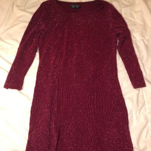 Maroon Dress